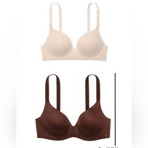 VS BARE Infinity Flex Wireless Bra & DREAM ANGELS Wireless Plunge Push-Up Bra